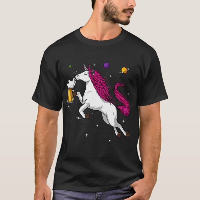 T-shirt Fête de la bière Licorne (Devant)