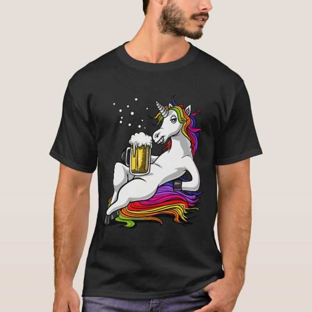T-shirt Fête de la bière Licorne (Devant)