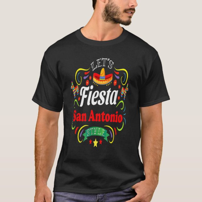T-shirt Fête de la boisson San Antonio Cinco De (Devant)