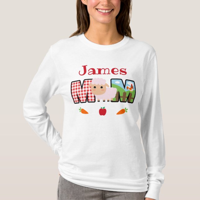 T-shirt Fête de la ferme | Anniversaire de Barnyard (Devant)