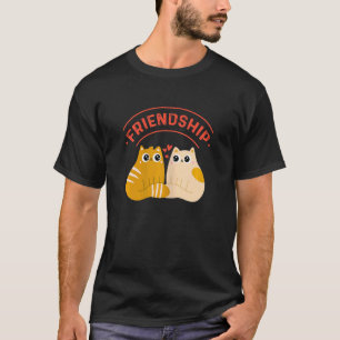 T-shirt Fête de la Galentine des femmes Amitié féline fémi