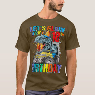 T-shirt Fête de la lueur C'est mon 18e Monster Tru anniver