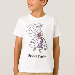 T-shirt Fête de la mariée