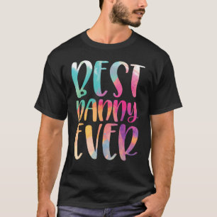 T-shirt Fête de la meilleure nounou jamais mère