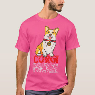 T-shirt Fête de la mère de chien Corgi Maman Graphic
