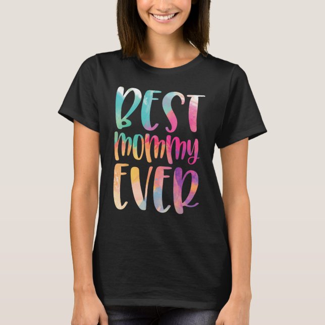 T-shirt Fête de la Mère de la meilleure maman (Devant)