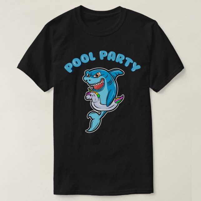 T-shirt Fête de la piscine d'été (Design devant)