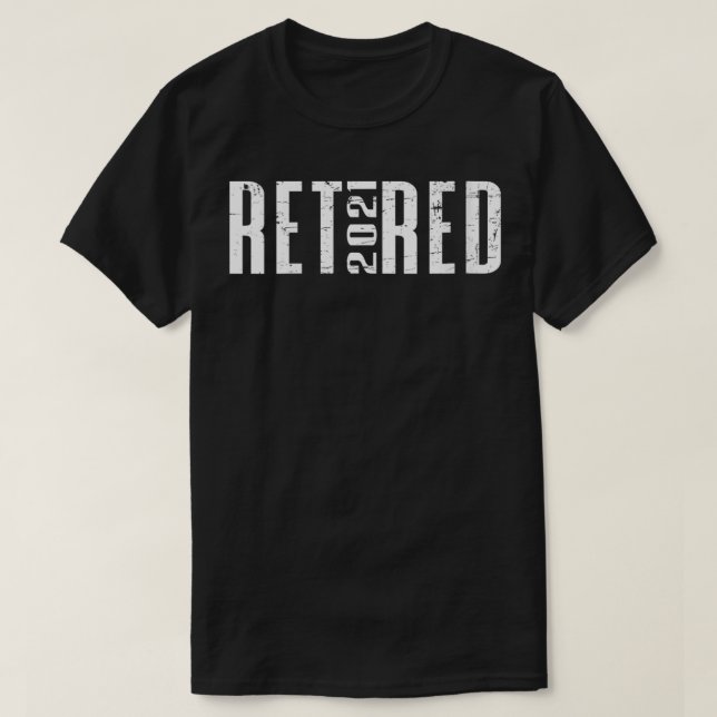 T-shirt Fête de la retraite 2021 pour les femmes à la retr (Design devant)