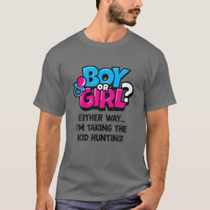 T-shirt Fête de la Révélation de genre Drôle Chasse Amoure