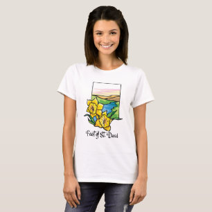 T-shirt Fête de la Saint-David Jonquilles
