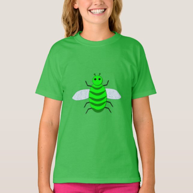 T-shirt Fête de la Saint-Patrick abeille (Devant)
