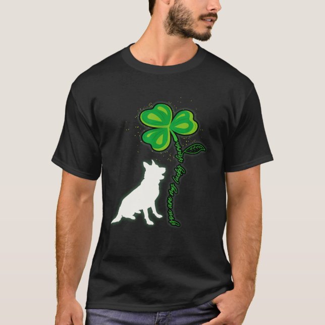 T-shirt Fête de la Saint-Patrick Berger Allemand Mon Porte (Devant)