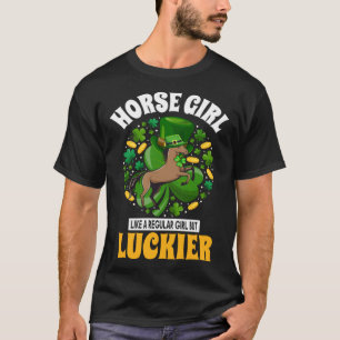T-shirt Fête de la Saint-Patrick Cavalier Équestre Cheval