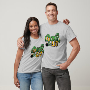 T-shirt Fête de la Saint Patrick chanceuse et légère