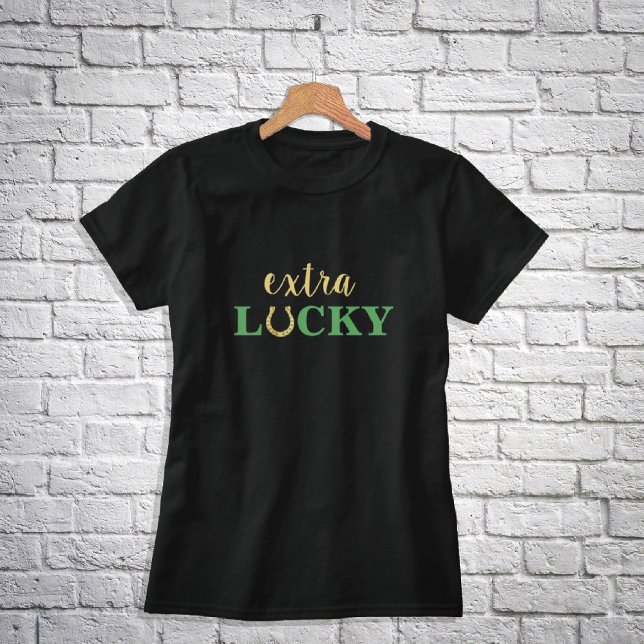 T-shirt Fête de la Saint-Patrick en fer à cheval Lucky (Créateur téléchargé)