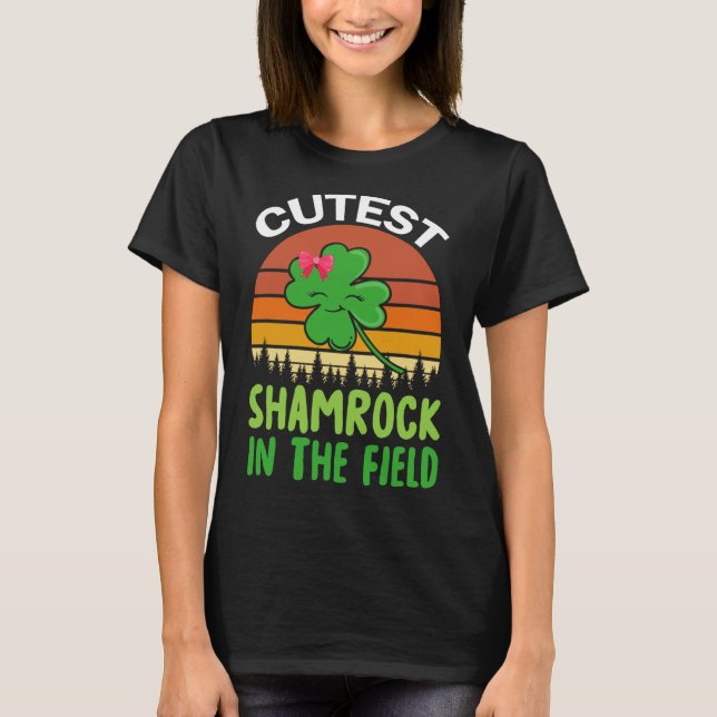 T-shirt Fête de la Saint-Patrick Filles Tout-Petits Plus M (Devant)
