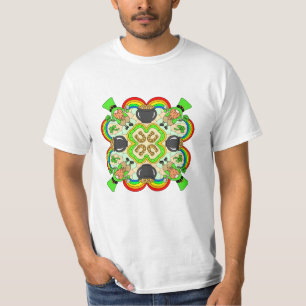 T-shirt fête de la saint-patrick Mandala d'inspiration i