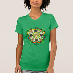 T-shirt fête de la saint-patrick Mandala d'inspiration i