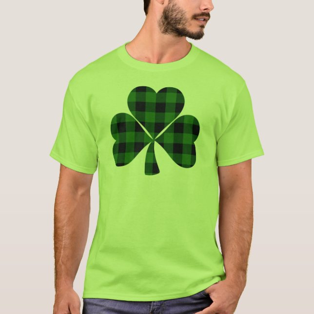 T-shirt Fête de la Saint-Patrick, shamrock écossais irland (Devant)