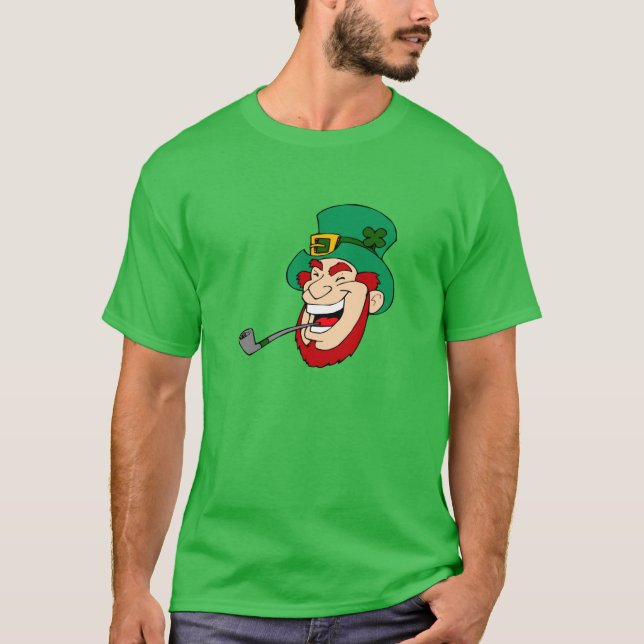 T-shirt Fête de la St. Patrick de Leprechaun (Devant)