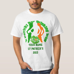 T-shirt Fête de la St Patrick irlandaise personnalisée