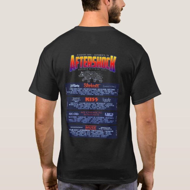 T-shirt Fête de l'Aftershock 2022 (Dos)