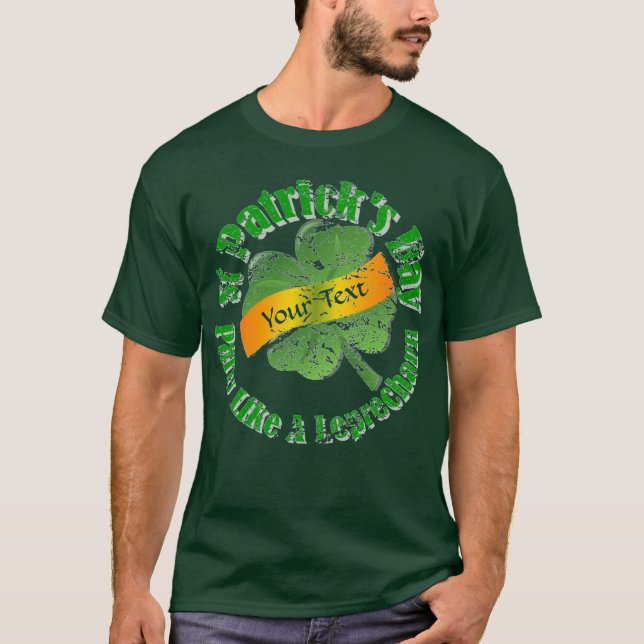 T-shirt Fête de Leprechaun Saint Patrick (Devant)