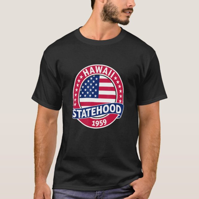 T-shirt Fête de l'État d'Hawaii (Devant)