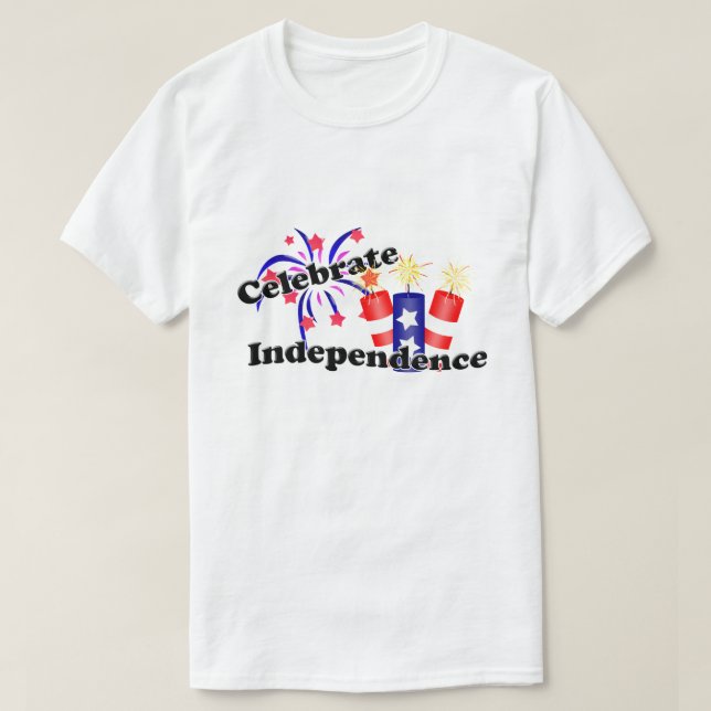 T-shirt Fête de l'Indépendance (Design devant)