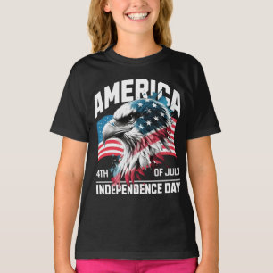 T-shirt Fête de l'indépendance de l'aigle américain