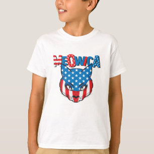 T-shirt Fête de l'indépendance de l'Amérique de la méowica