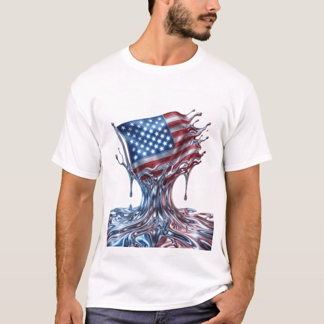 T-shirt Fête de l'indépendance des États-Unis (Devant)