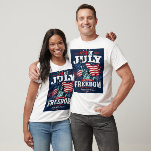 T-shirt Fête de l'indépendance des États-Unis le 4 juillet