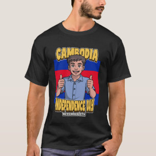 T-shirt Fête de l'indépendance du Cambodge 9 novembre