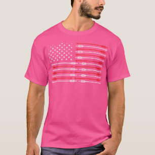T-shirt Fête de l'Indépendance du tir à l'arc Drapeau amér