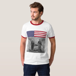 T-shirt Fête de l'Indépendance George Washington Abraham L