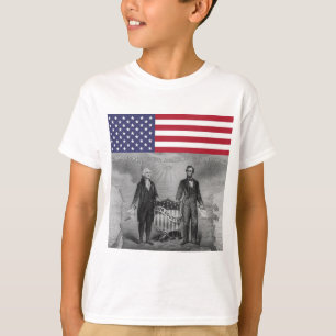 T-shirt Fête de l'Indépendance George Washington Abraham L