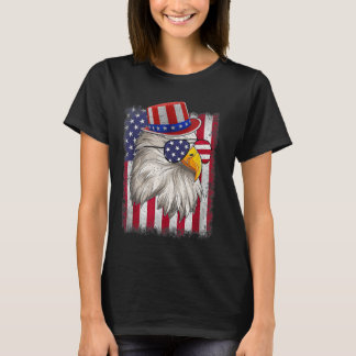 T-shirt Fête de l'Indépendance Joyeux 4 Juillet Design Vin