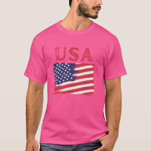 T-shirt Fête de l'Indépendance Patriotique des Etats-Unis,