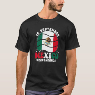 T-shirt Fête de l'Indépendance vintage du Mexique 2022