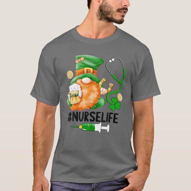 T-shirt Fête de l'infirmière St Patrick (Devant)
