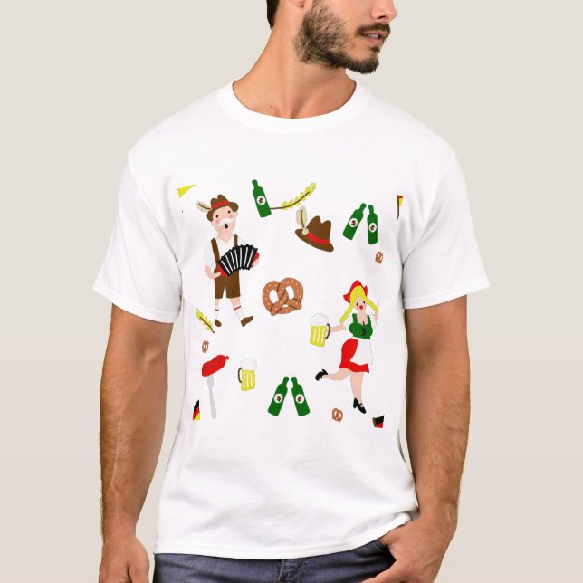 T-shirt Fête de l'Oktoberfest (Devant)