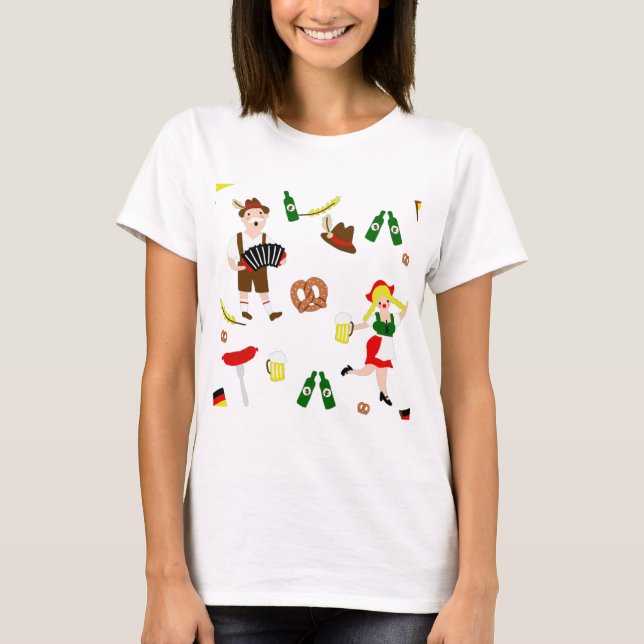 T-shirt Fête de l'Oktoberfest (Devant)