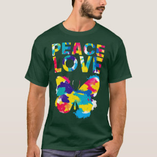 T-shirt Fête de l'unité des papillons colorés