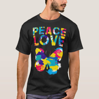 T-shirt Fête de l'unité des papillons colorés