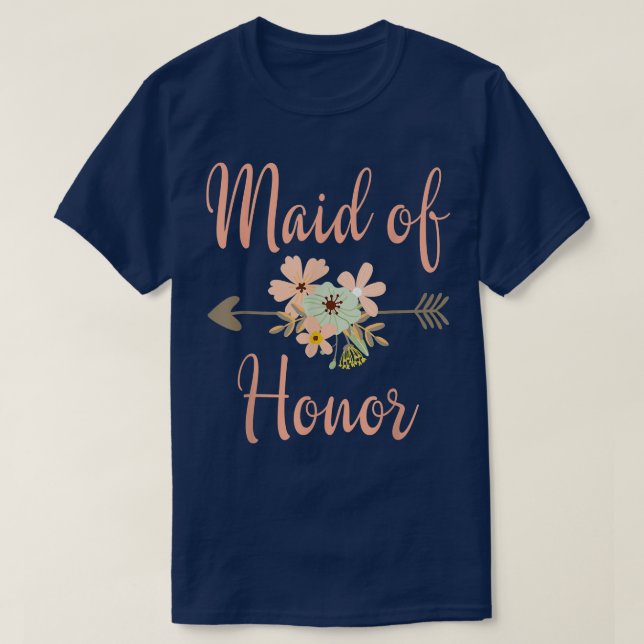 T-shirt Fête de mariage d'honneur (Design devant)