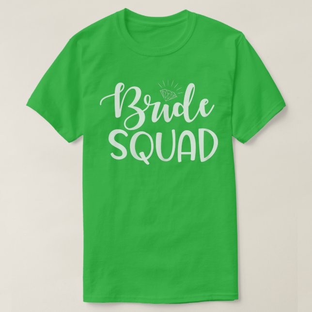 T-shirt Fête De Mariage Et Bachelorette De L'Équipe De Fem (Design devant)