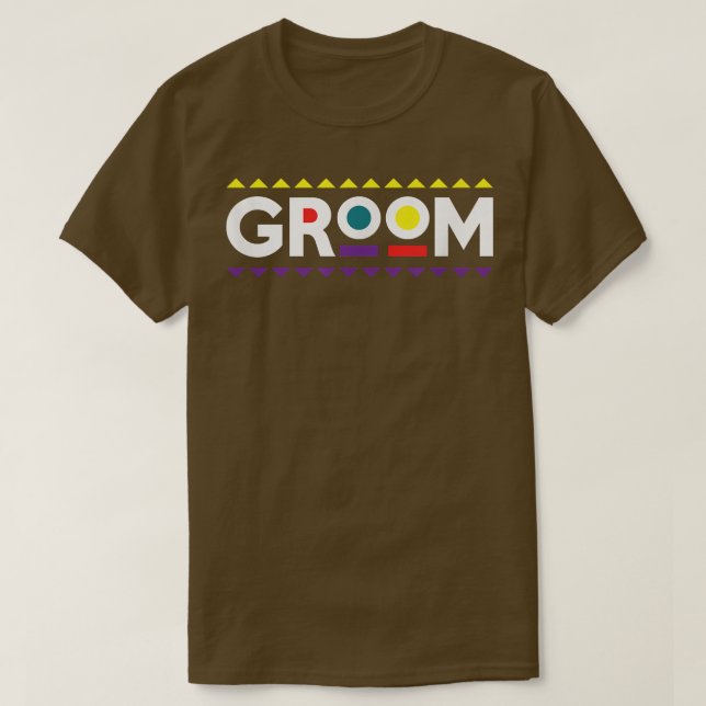 T-shirt Fête de mariage masculin (Design devant)