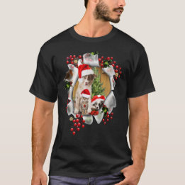 T-shirt Fête de Noël avec les amoureux des animaux