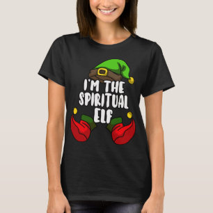 T-shirt Fête de Noël de l'Elfe spirituel jumelé à la famil